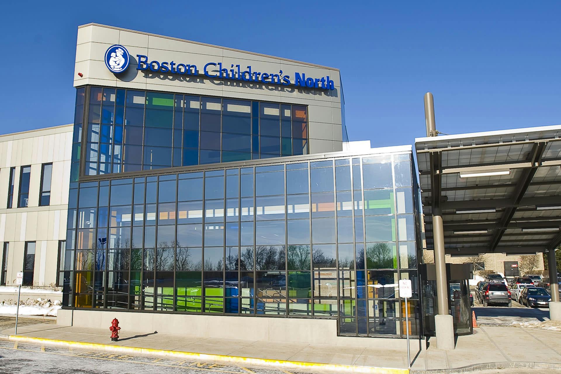 Low angle view of Boston's Children North Hospital