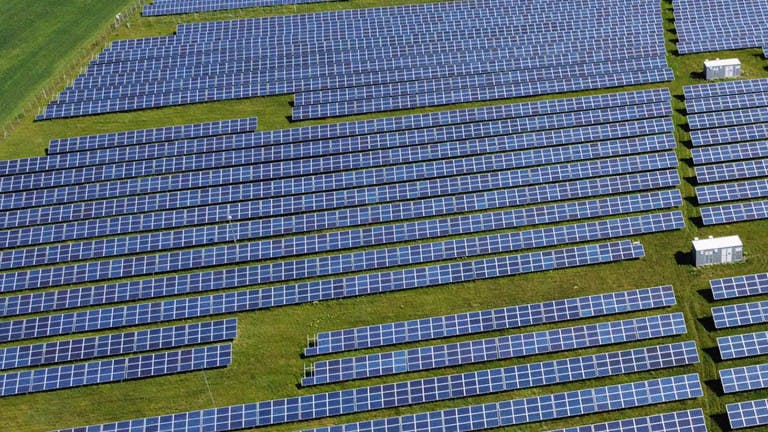 Solar panel's farm