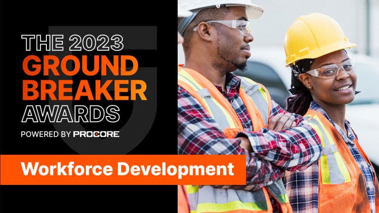 2023 Groundbreaker awards "Workforce Development" category