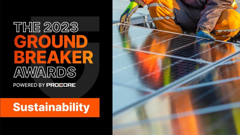 2023 Groundbreaker awards "Sustainability" category