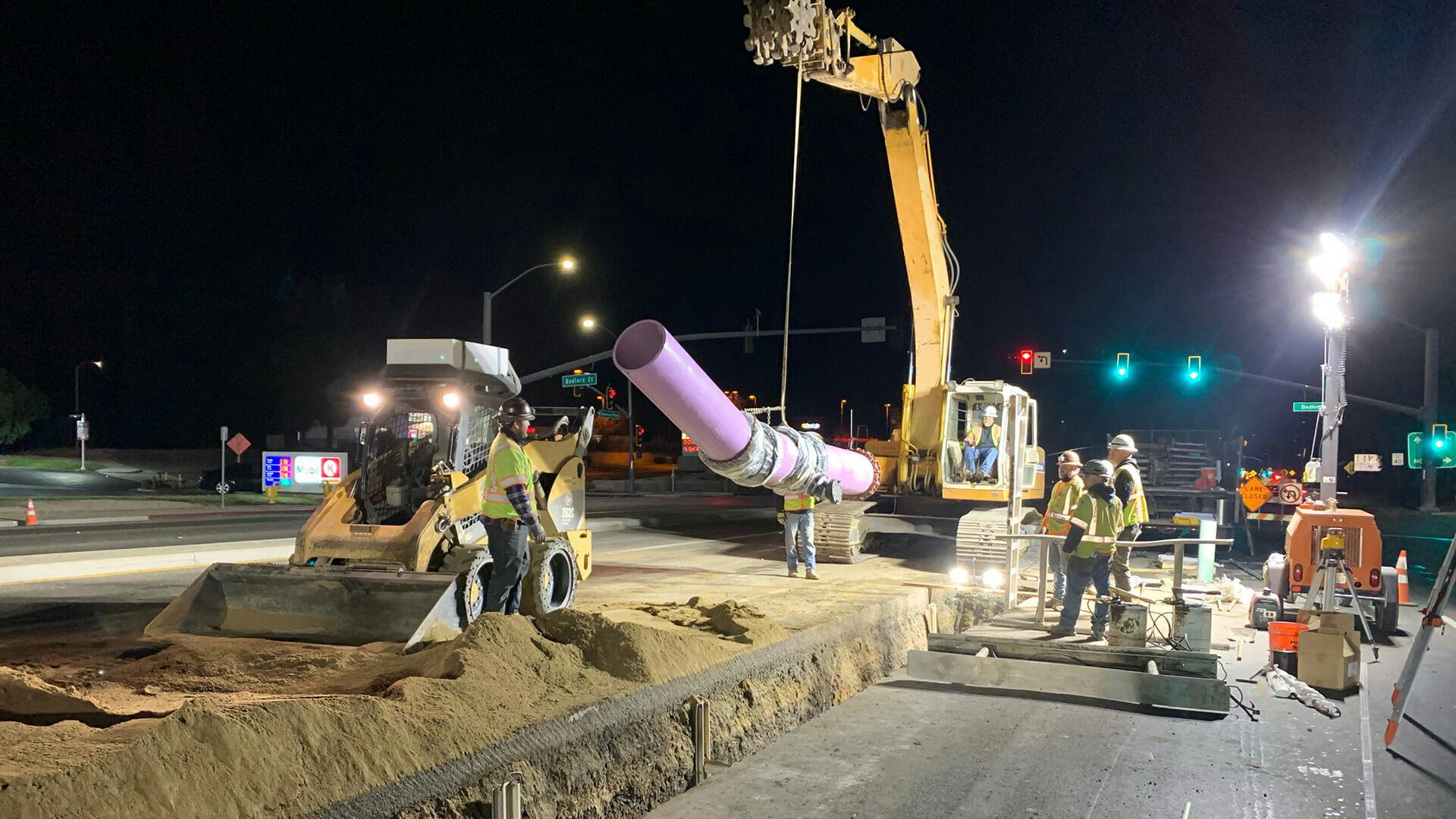 Temecula Parkway Recycled Water Pipeline Placement