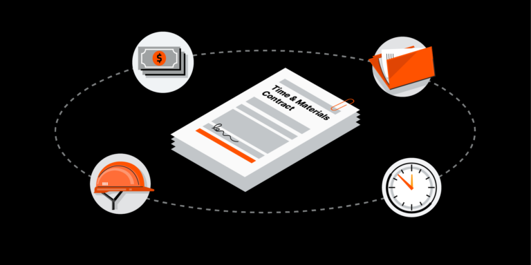 Illustration of a Time and Materials contract