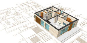 Photo of a 3D BIM model