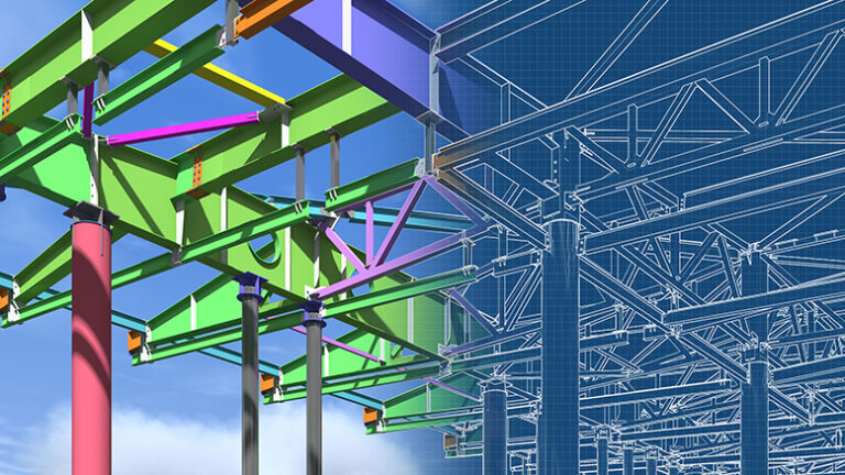 BIM model generation illustration