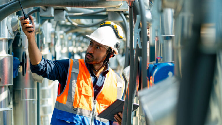 MEP contractor inside a data center