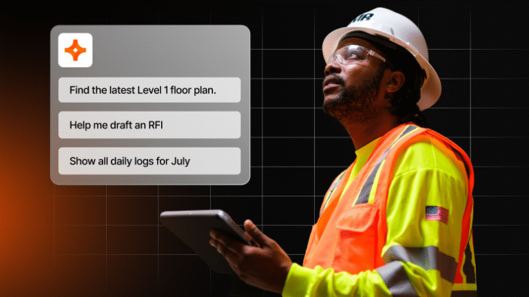 Worker looks at tablet and tablet contents is displayed as a graphic, listing tasks they need to do in an app