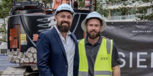 The SIERA team breaks ground on Exhale on the Gold Coast in August 2026.